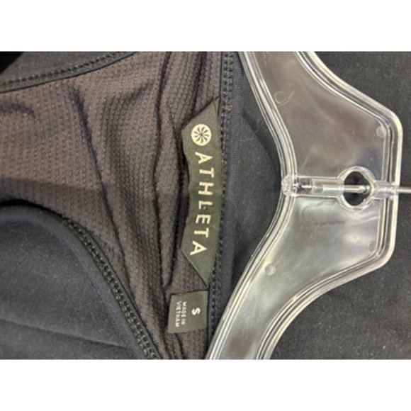 Athleta Black Racerback Straps Knot Waist Barre Bralette Tank Dress Size Small - Picture 4 of 7